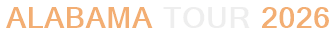 Alabama Tour 2026